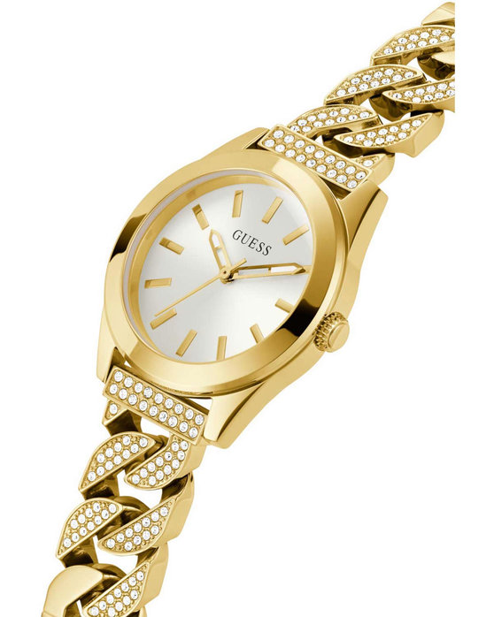 GUESS Serena Crystals Gold Stainless Steel Bracelet