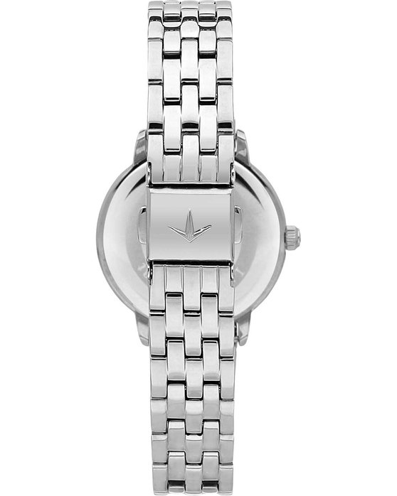 LUCIEN ROCHAT Charme Diamonds Silver Stainless Steel Bracelet