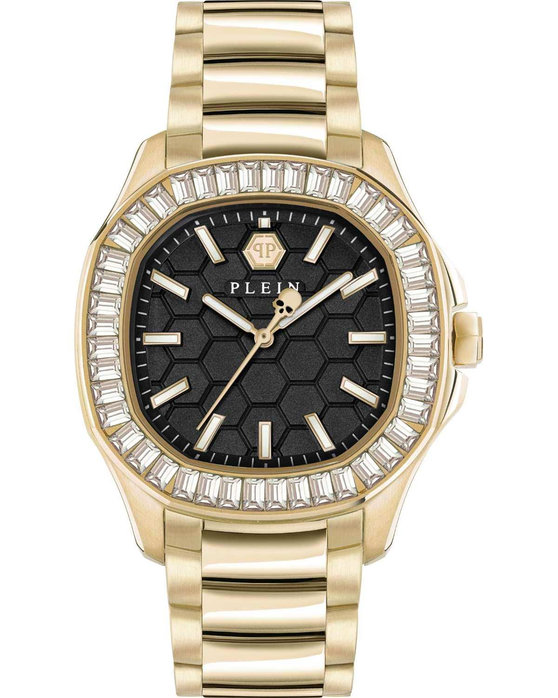 PHILIPP PLEIN Spectre Crystals Gold Stainless Steel Bracelet