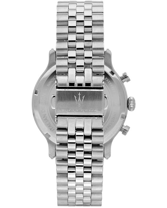 MASERATI Epoca Chronograph Silver Stainless Steel Bracelet