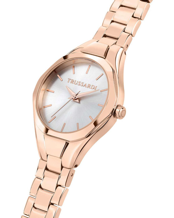 TRUSSARDI Metropolitan Rose Gold Metallic Bracelet