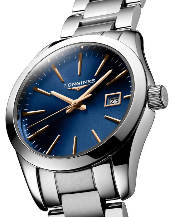 LONGINES Conquest Classic Silver Stainless Steel Bracelet