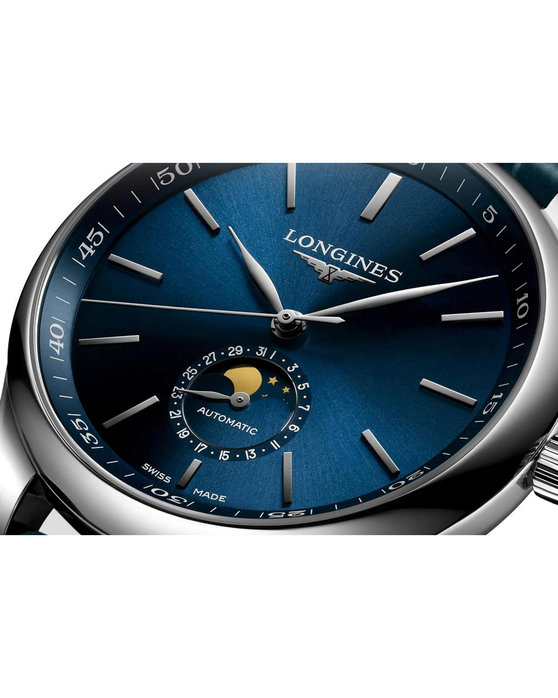 LONGINES The LONGINES Master Collection Automatic Blue Leather Strap