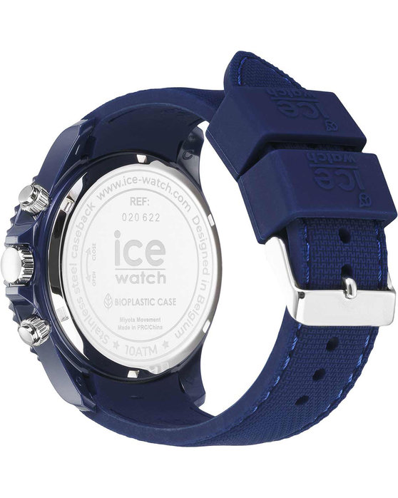 ICE WATCH Chrono with Blue Silicone Strap (L)