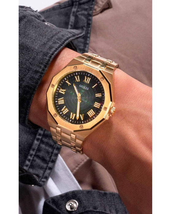 GUESS Asset Gold Stainless Steel Bracelet