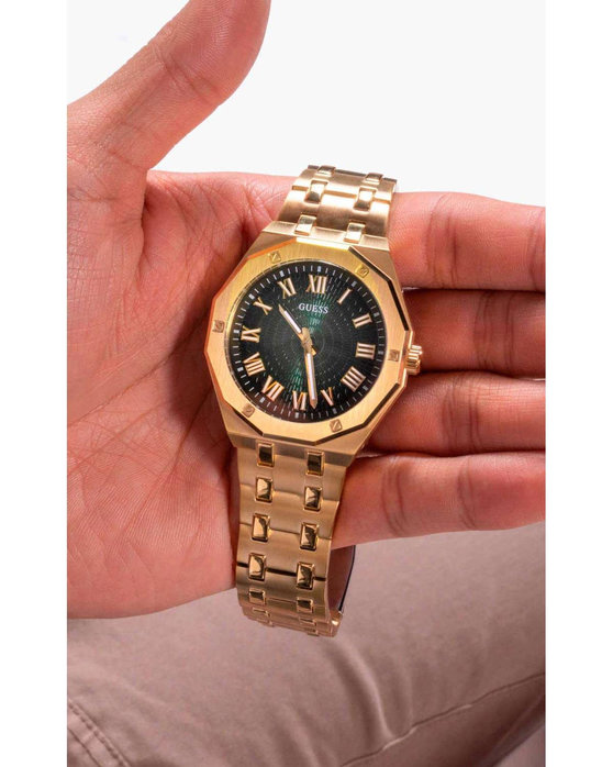 GUESS Asset Gold Stainless Steel Bracelet