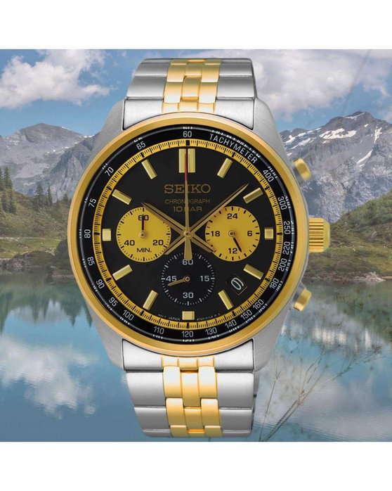 SEIKO Conceptual Series Chronograph Two Tone Stainless Steel Bracelet