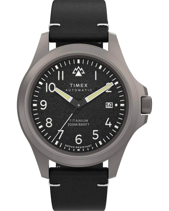 TIMEX Expedition North Automatic Black Leather Strap