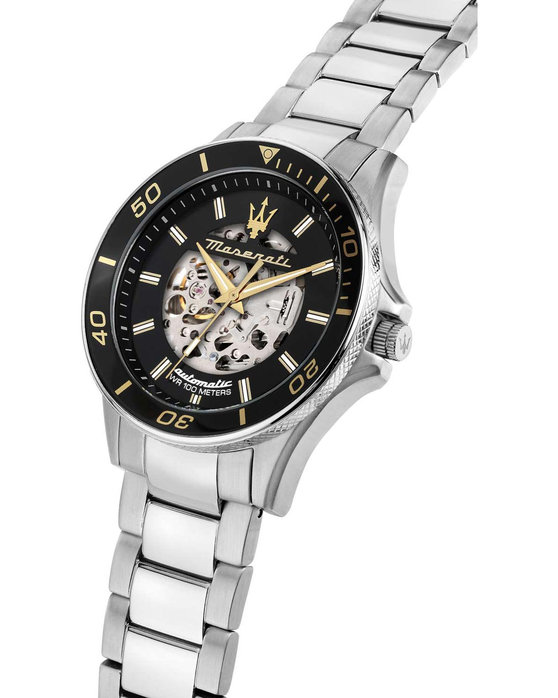 MASERATI Epoca Automatic Silver Stainless Steel Bracelet