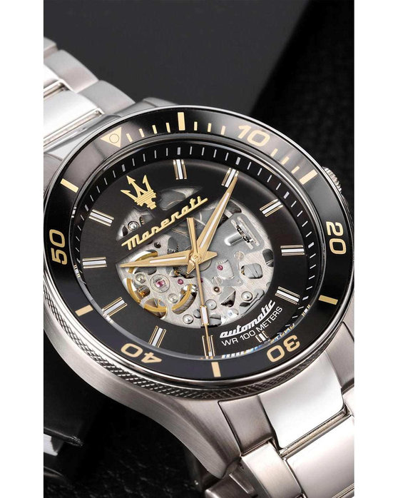 MASERATI Epoca Automatic Silver Stainless Steel Bracelet