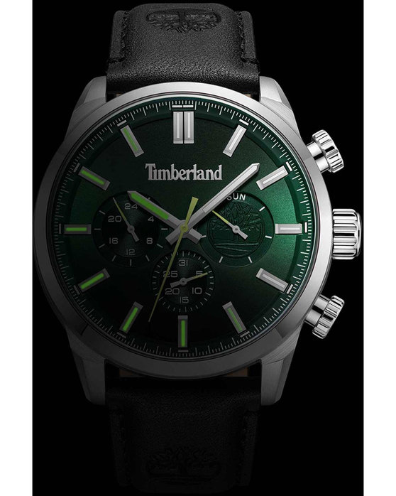 Ρολόι TIMBERLAND Henniker II Black Leather - TDWGF0028703 Strap