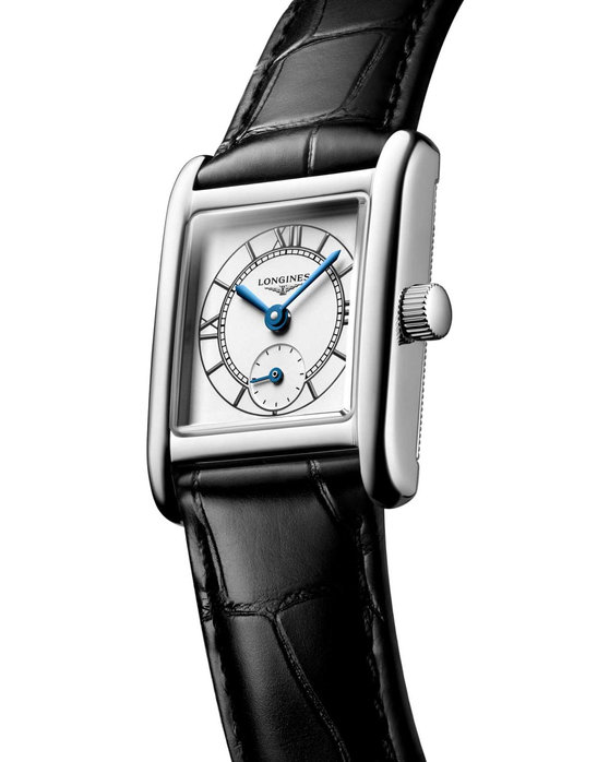 LONGINES Mini DolceVita Black Leather Strap