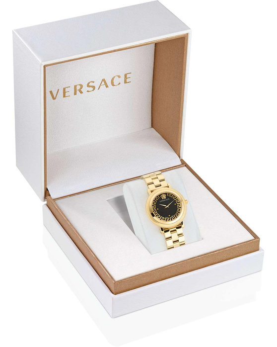 VERSACE Greca Flourish Gold Stainless Steel Bracelet