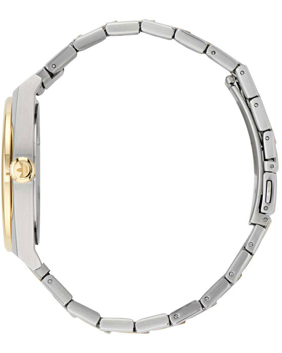 ADIDAS ORIGINALS Code Five Two Tone Stainless Steel Bracelet