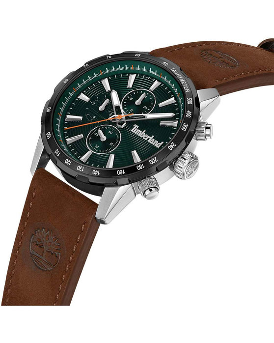 TIMBERLAND Kennebunk Chronograph Brown Leather Strap