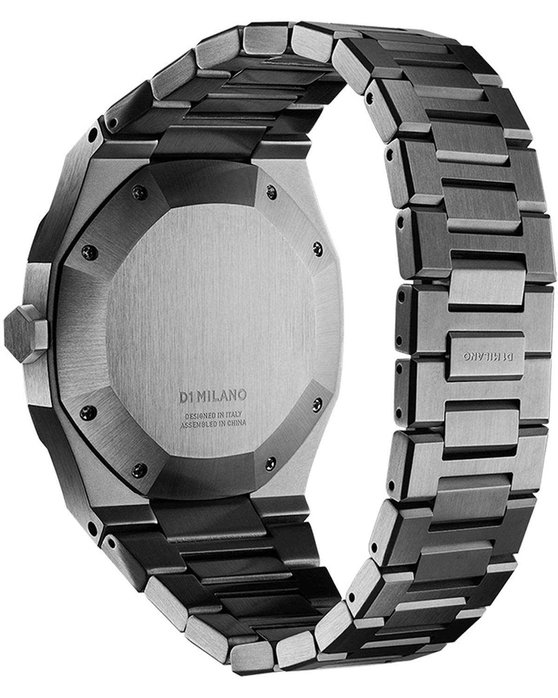 D1 MILANO Automatico Grey Stainless Steel Bracelet