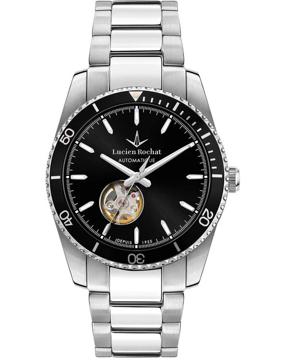 LUCIEN ROCHAT Leman Automatic Silver Stainless Steel Bracelet