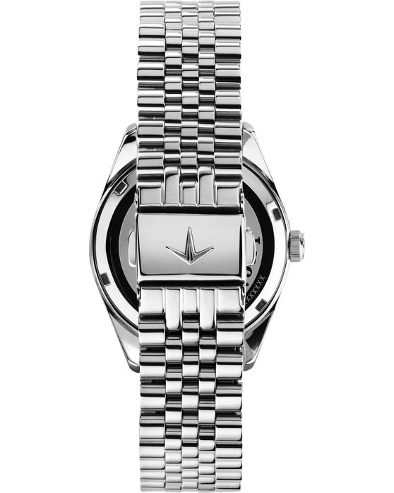 LUCIEN ROCHAT Madame Diamonds Silver Stainless Steel Bracelet