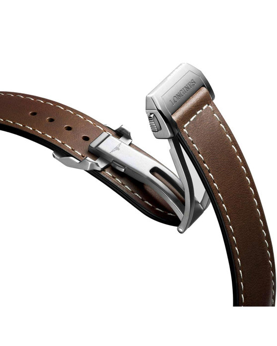 LONGINES Spirit COSC Automatic Brown Leather Strap