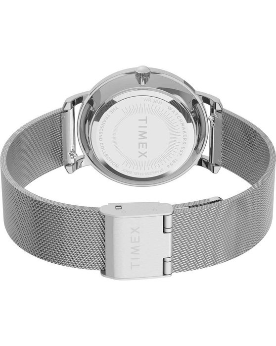 TIMEX Transcend Crystals Silver Stainless Steel Bracelet