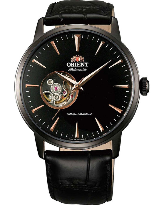 ORIENT Contemporary Automatic Black Leather Strap