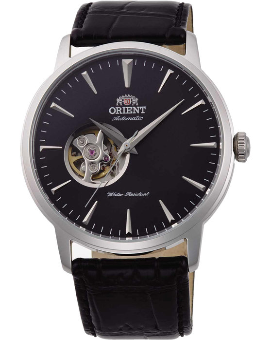 ORIENT Contemporary Automatic Black Leather Strap