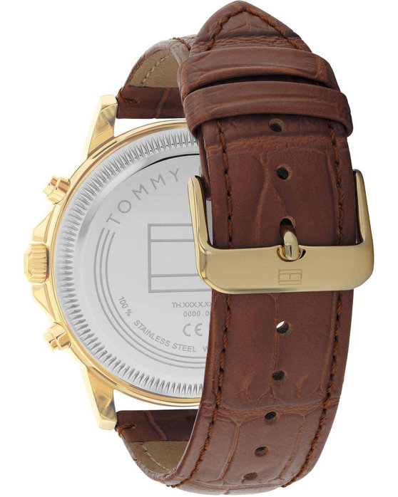 TOMMY HILFIGER Dressed Up Brown Leather Strap