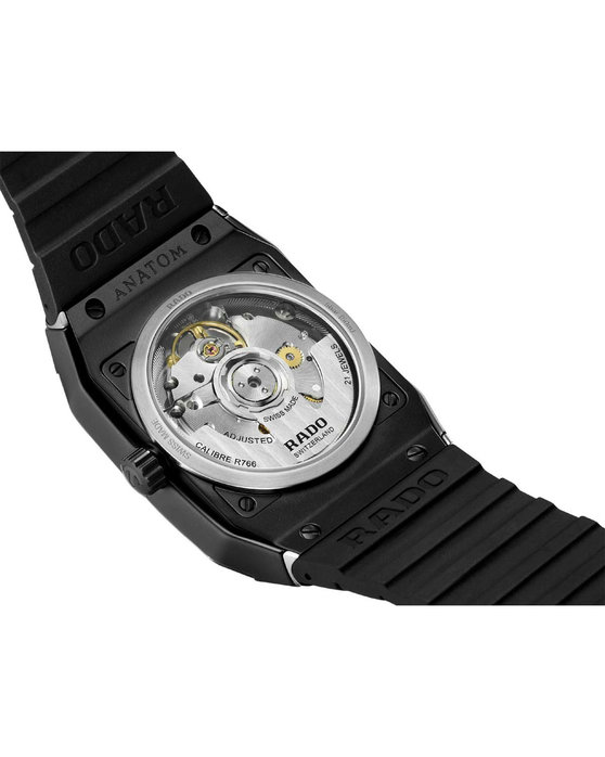 RADO Anatom Automatic Black Rubber Strap (R10202319)