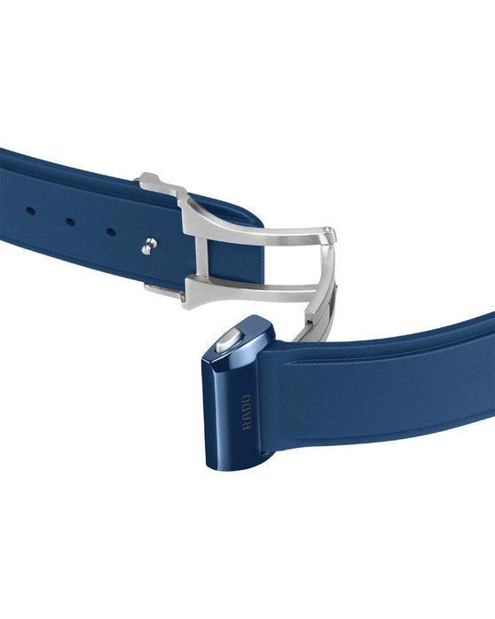 RADO True Square Automatic Skeleton Blue Rubber Strap (R27178205)