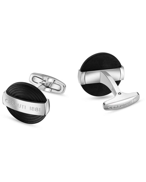 CERRUTI Genovese Stainless Steel Cufflinks