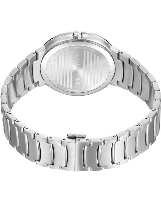 CERRUTI Filiano Silver Stainless Steel Bracelet