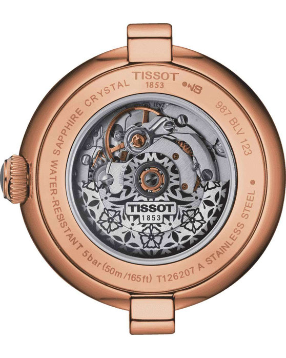 TISSOT T-Lady Bellissima Automatic Brown Leather Strap