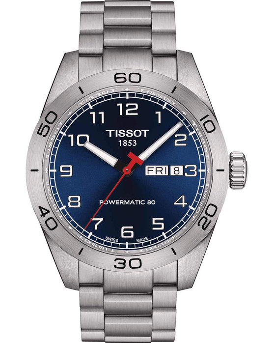 TISSOT T-Sport PRS 516 Powermatic 80 Grey Stainless Steel Bracelet