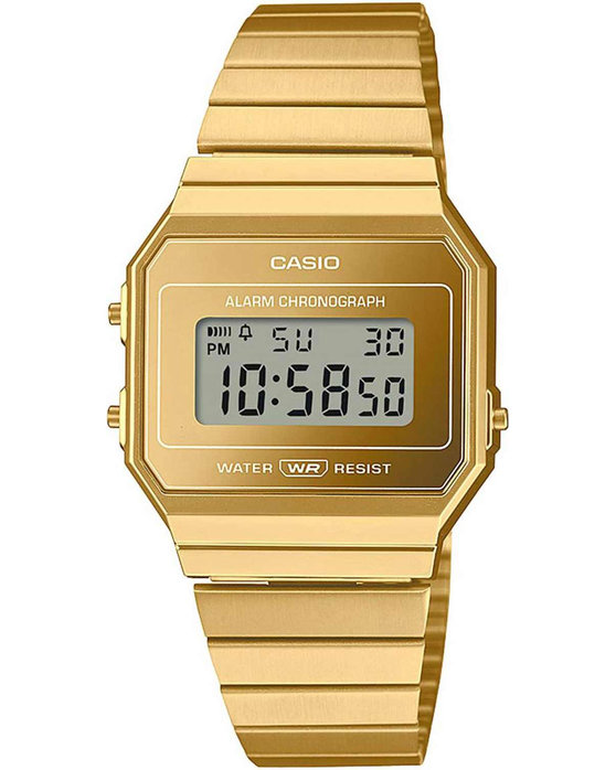 CASIO Vintage Chronograph Gold Stainless Steel Bracelet