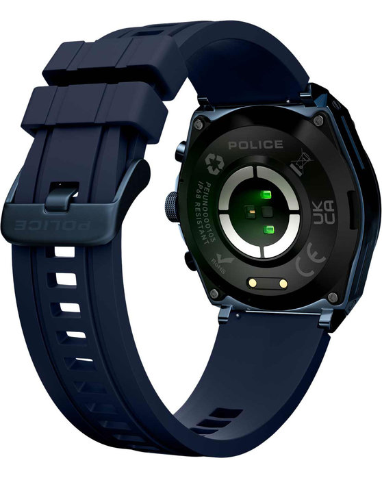 POLICE My.Avatar Smartwatch Blue Silicone Strap