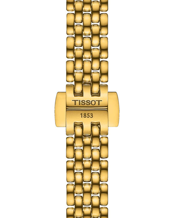 TISSOT T-Lady Lovely Diamonds Gold Stainless Steel Bracelet