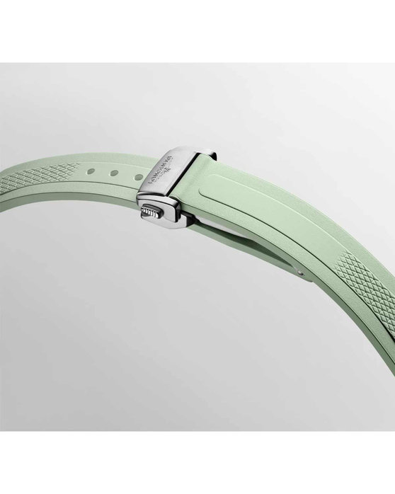 LONGINES Conquest Automatic Green Rubber Strap