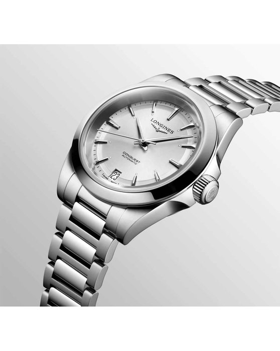 LONGINES Conquest Automatic Silver Stainless Steel Bracelet