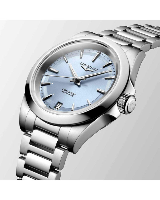 LONGINES Conquest Automatic Silver Stainless Steel Bracelet