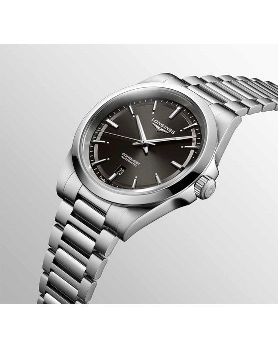 LONGINES Conquest Automatic Silver Stainless Steel Bracelet