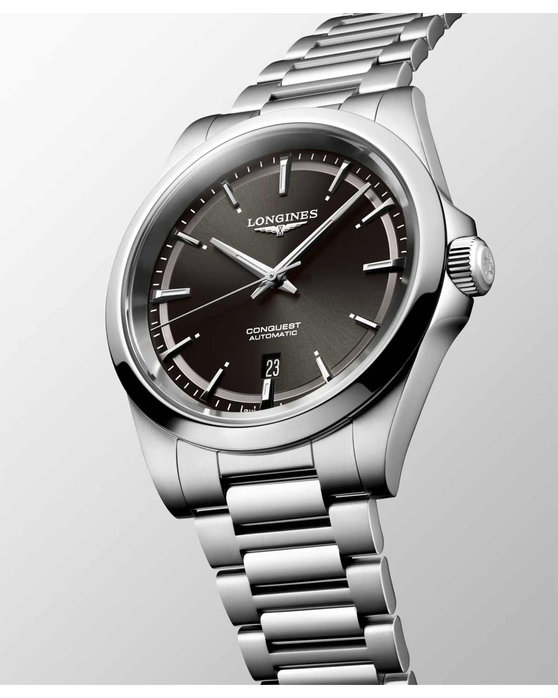 LONGINES Conquest Automatic Silver Stainless Steel Bracelet