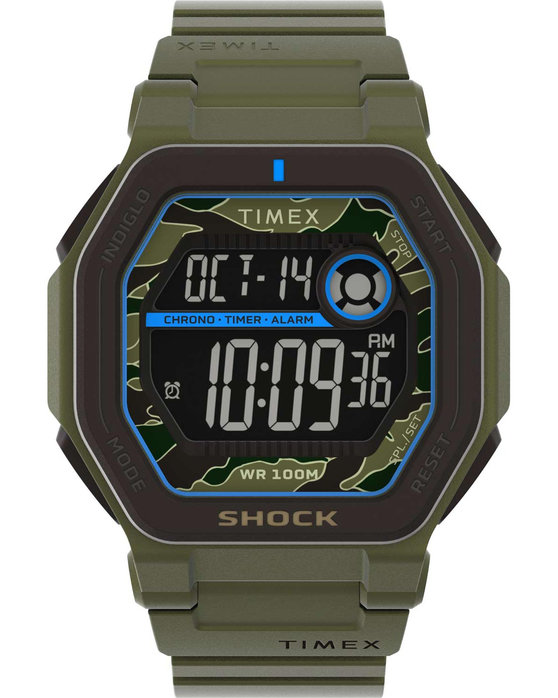 TIMEX Commander Encounter Chronograph Khaki Resin Strap