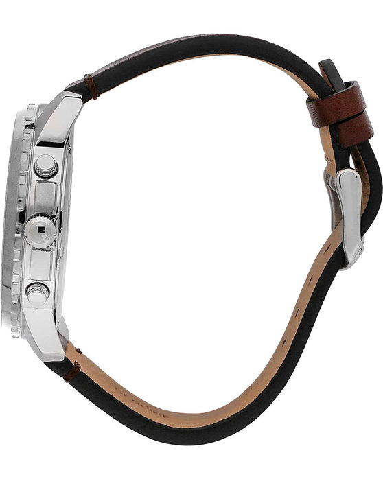 SECTOR 550 Brown Leather Strap