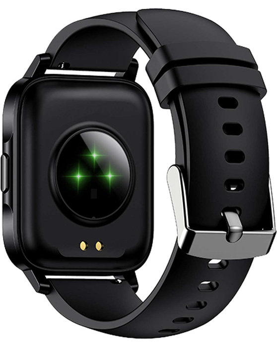 EGOBOO M5 Pop Up Smartwatch Black Silicone Strap