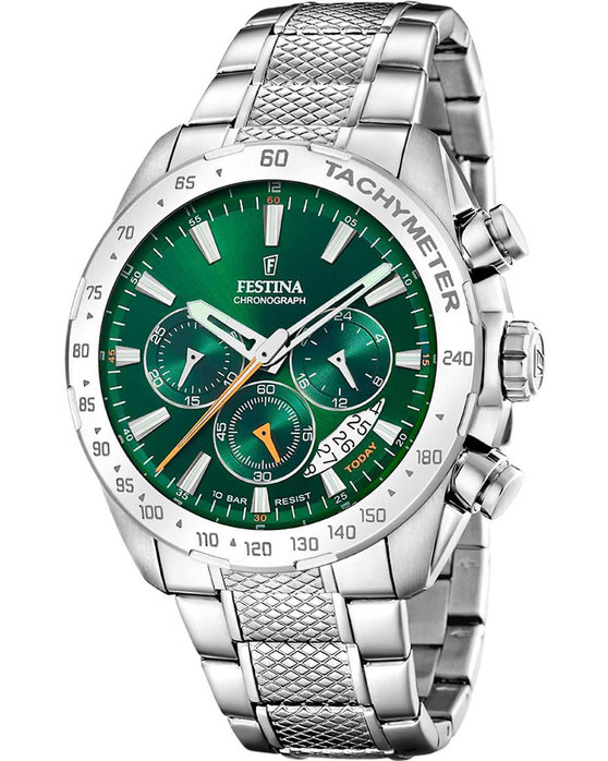 FESTINA Chronograph Silver Stainless Steel Bracelet