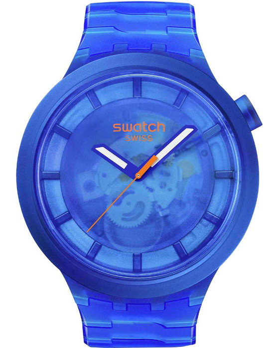 SWATCH Big Bold Colors Of Joy Blue Biosourced Bracelet