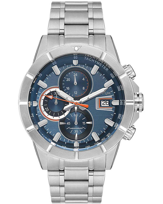 QUANTUM Hunter Chronograph Silver Metallic Bracelet