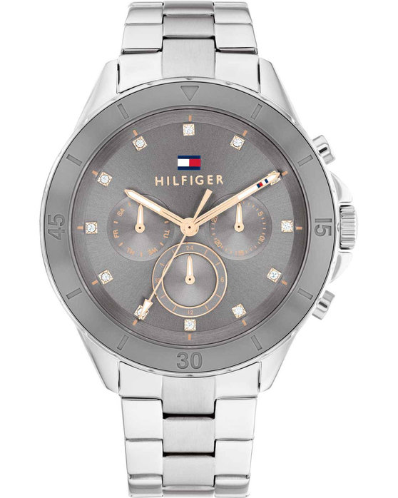 TOMMY HILFIGER Casual Crystals Silver Stainless Steel Bracelet