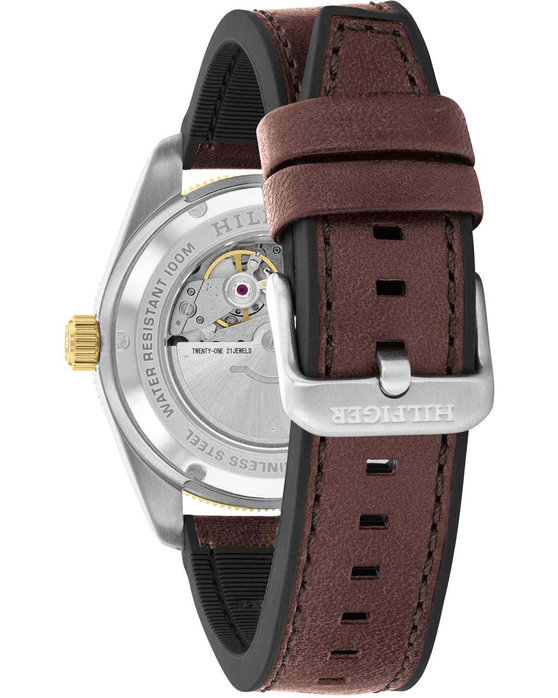 TOMMY HILFIGER Sport Automatic Two Tone Combined Materials Strap