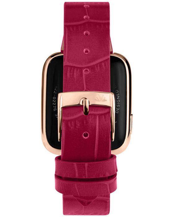 MORELLATO M-01 Crystals Smartwatch Fuchsia Leather Strap Gift Set